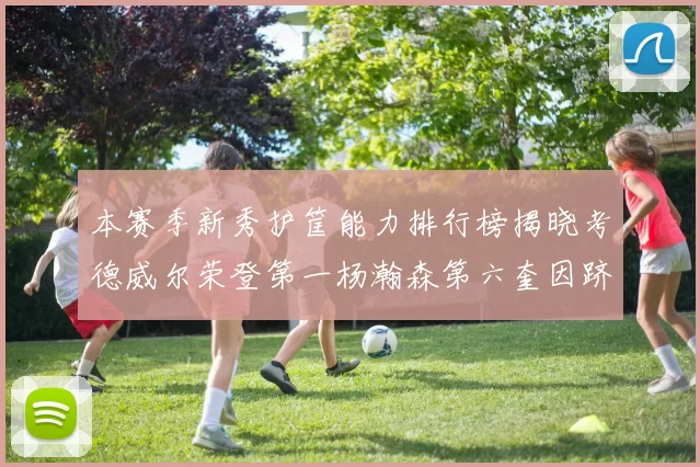 本赛季新秀护筐能力排行榜揭晓考德威尔荣登第一杨瀚森第六奎因跻身前十